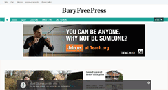 Desktop Screenshot of buryfreepress.co.uk