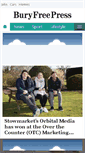 Mobile Screenshot of buryfreepress.co.uk