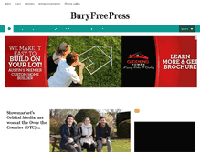 Tablet Screenshot of buryfreepress.co.uk